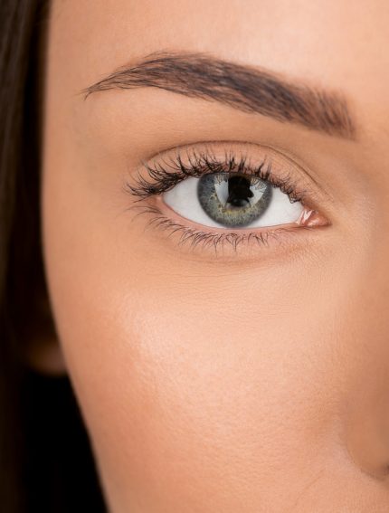 close-up shot of woman with beautiful eye looking at camera close-up shot of woman with beautiful eye looking at camera